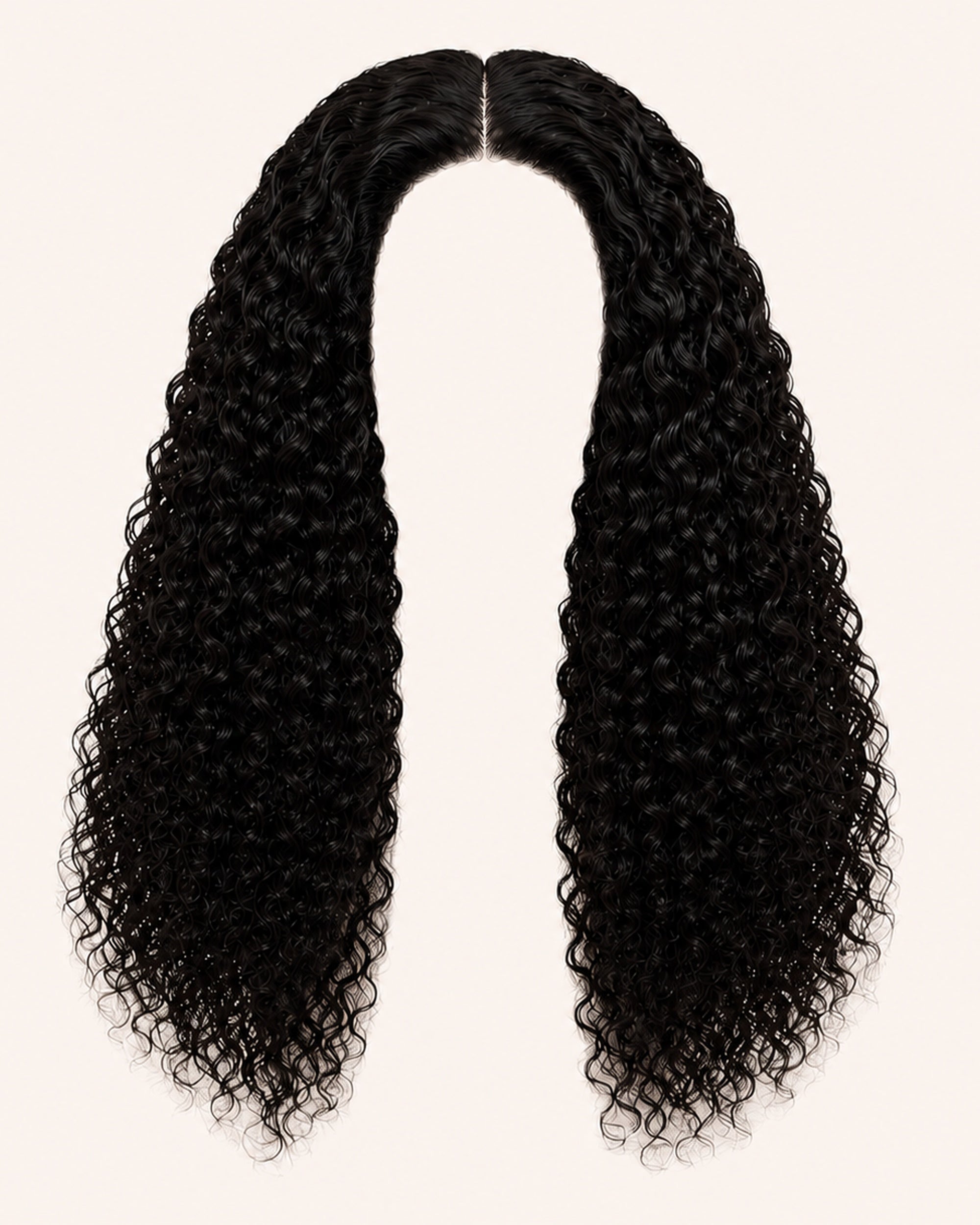 Deep Wave wig detail view