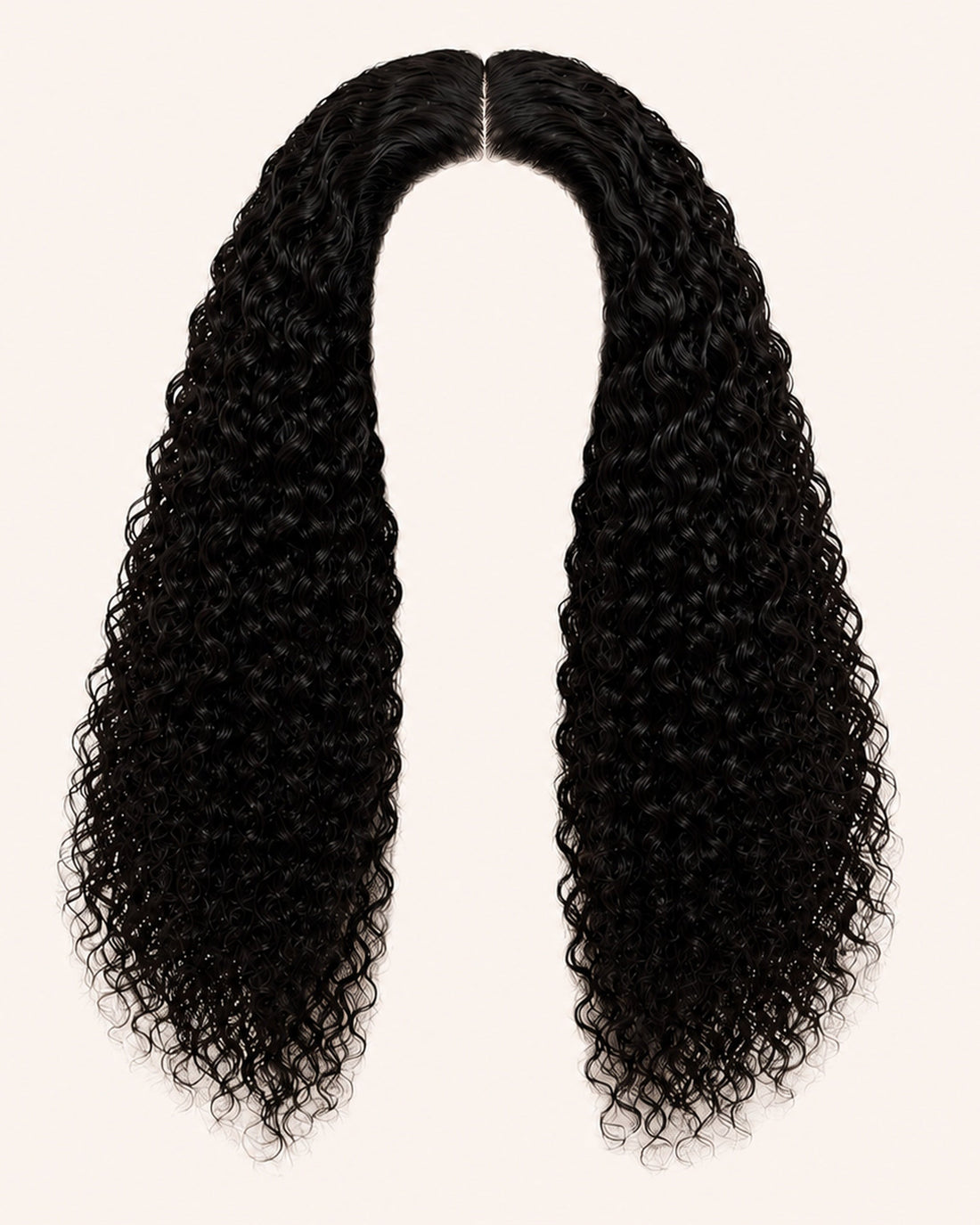 Deep Wave wig detail view