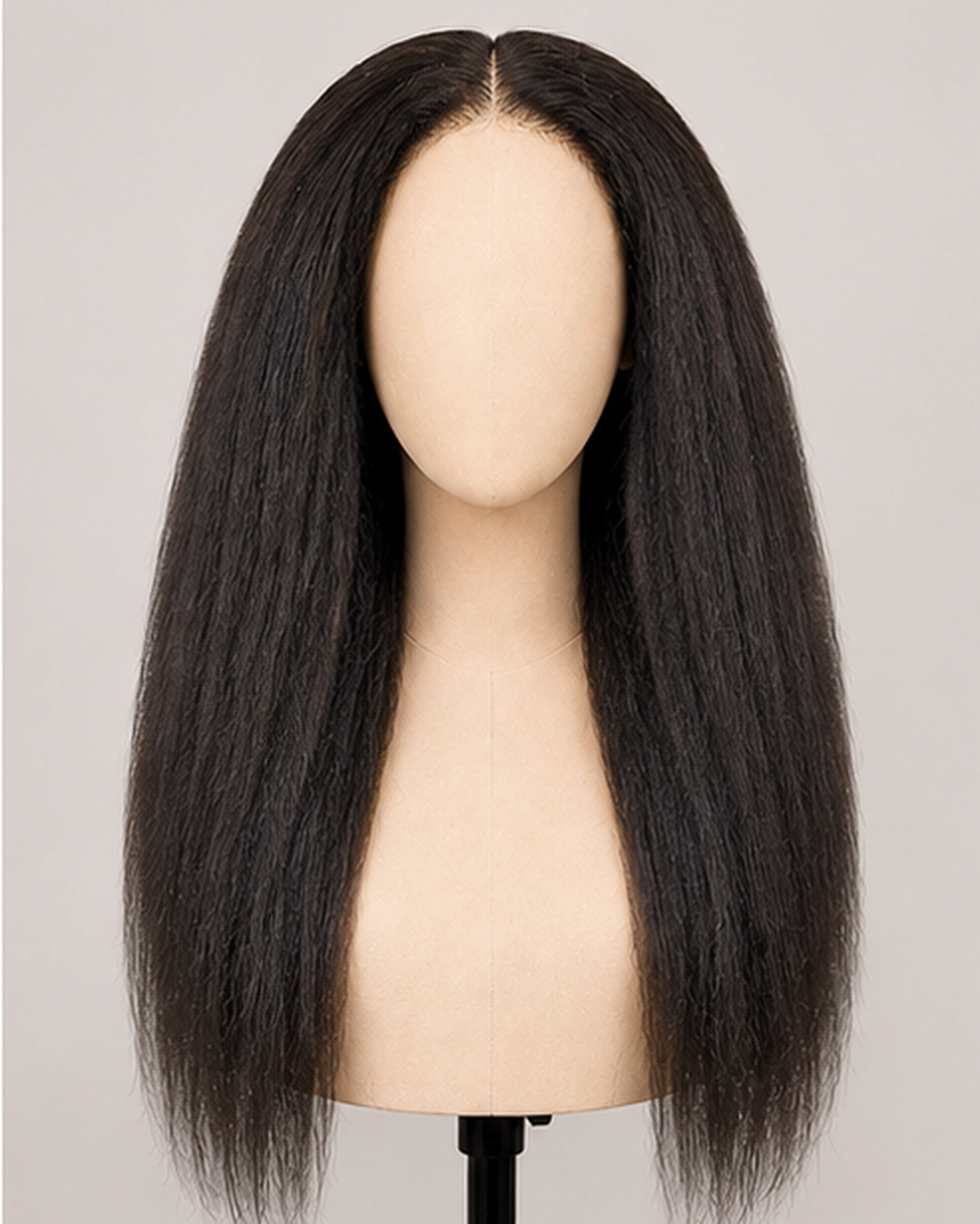 Kinky Straight premium human hair wig